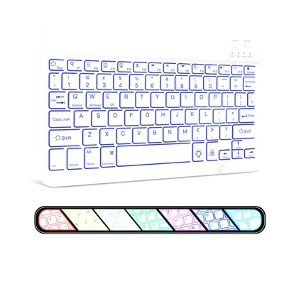 Bezvadu apgaismota tastatūra